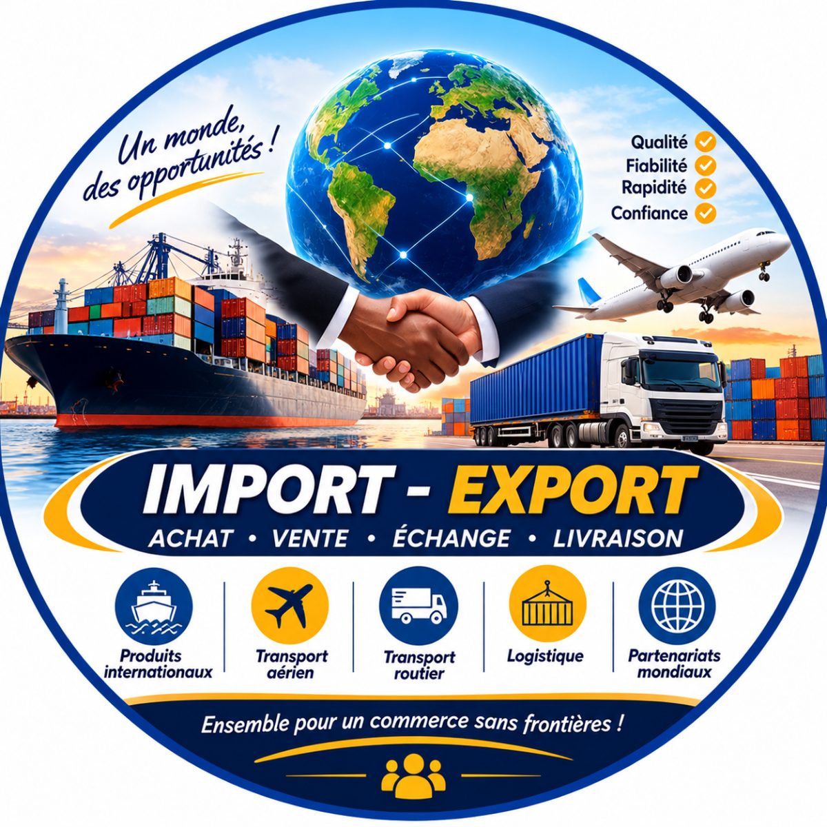 Fournisseur import export logo
